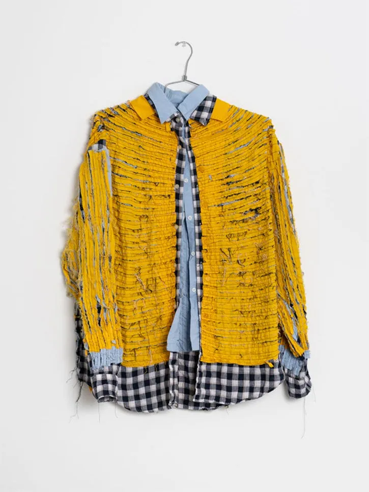 JRAT 3B Long Sleeve Button Up (Baby Blue, Navy Check, Yellow)