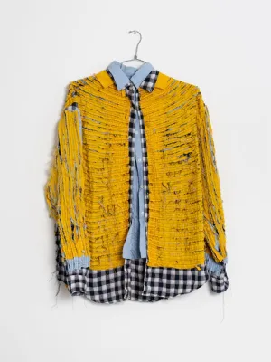 JRAT 3B Long Sleeve Button Up (Baby Blue, Navy Check, Yellow)