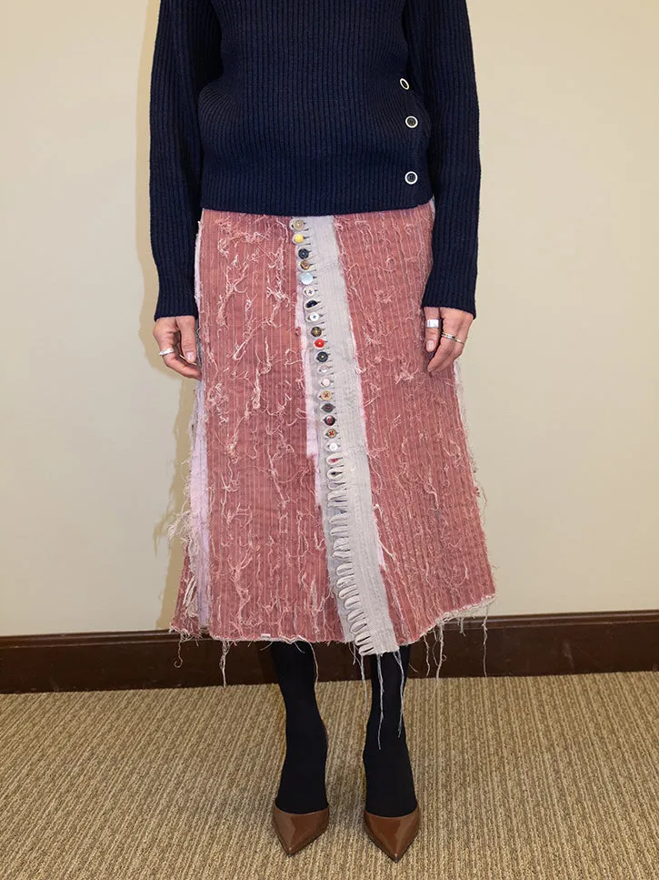 JRAT 3P Long A-Line Skirt (Tan, Blush, Brick)