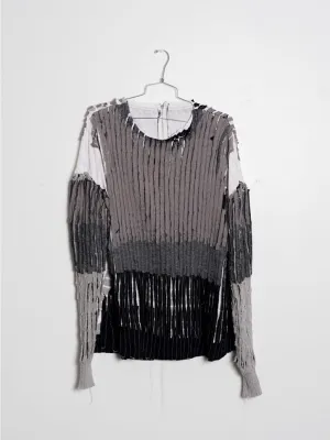 JRAT 3T Sweater Dress (White/Black/Grays)