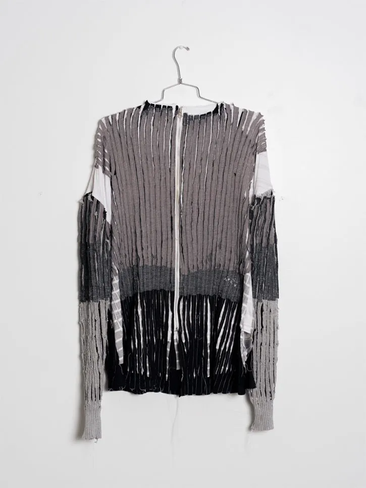 JRAT 3T Sweater Dress (White/Black/Grays)