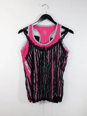 JRAT 3T Tank, Hot Pink/Blue/Black