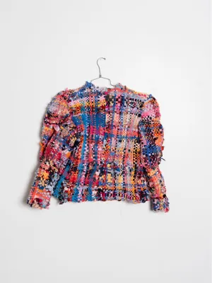 JRAT Static Symbol Fully Fashioned Woven Jacket