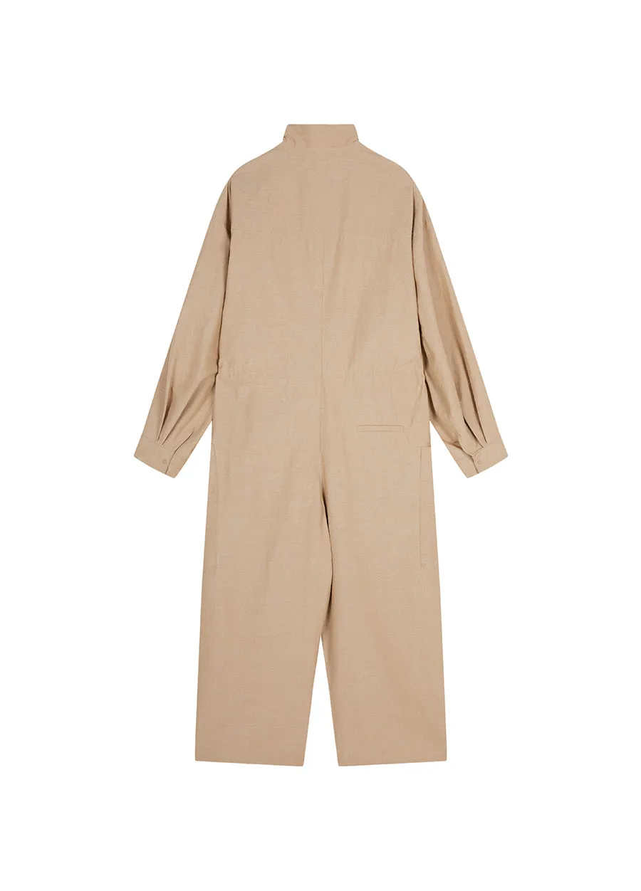 Jumpsuits / JNBY Oversize Eco-Friendly Cotton-Hemp Jumpsuits