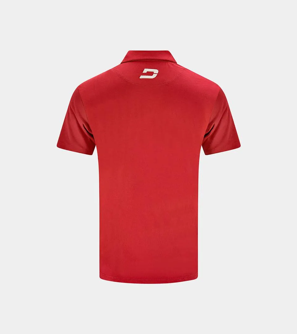 KIDS PERFORMANCE POLO RED