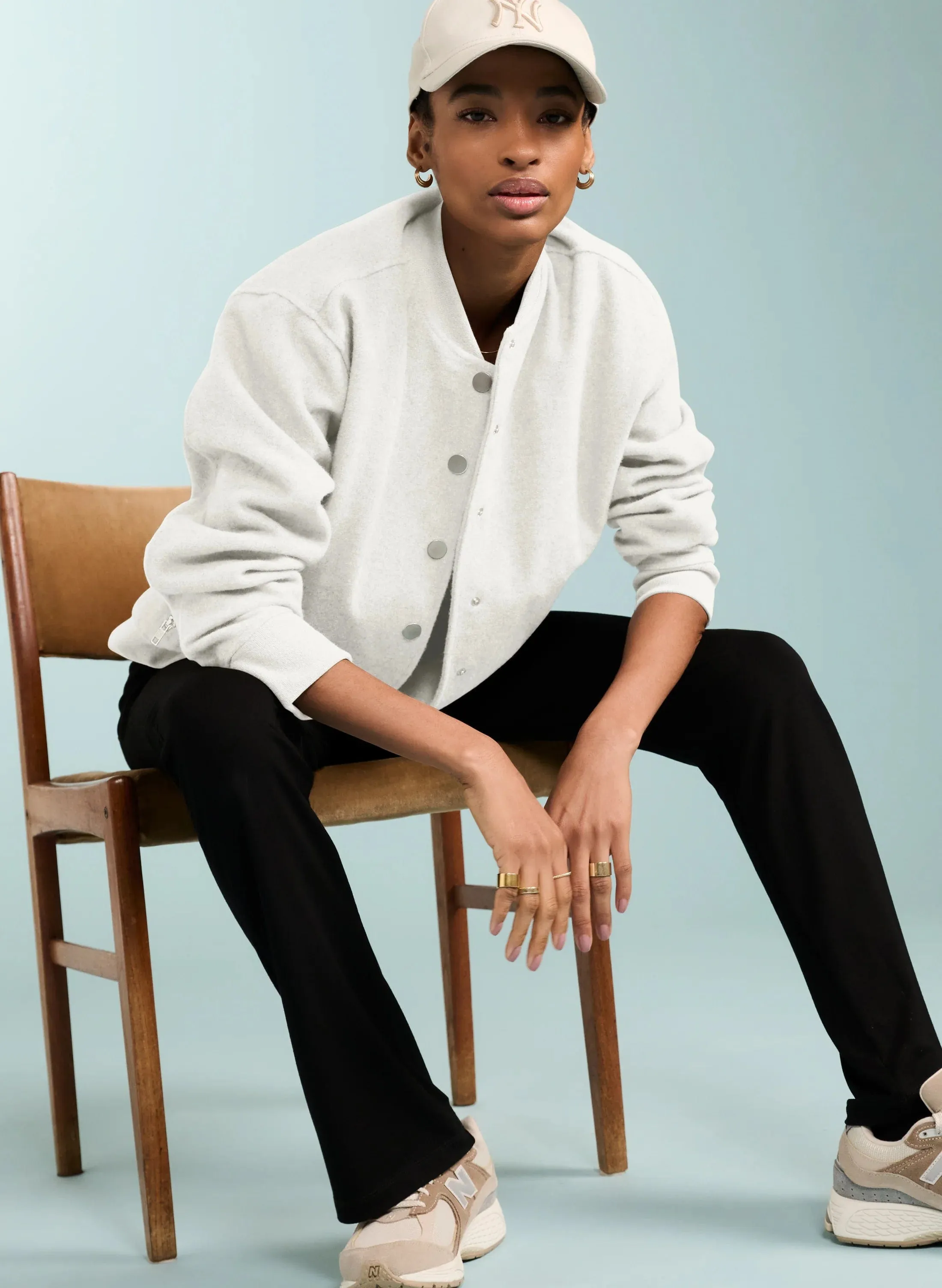 Kimberley LENZING™ ECOVERO™ Jersey Kick-Flare Leggings | Caviar Black