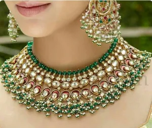 Latest Elegant Kundan Jewellery Set For any Event # J3405