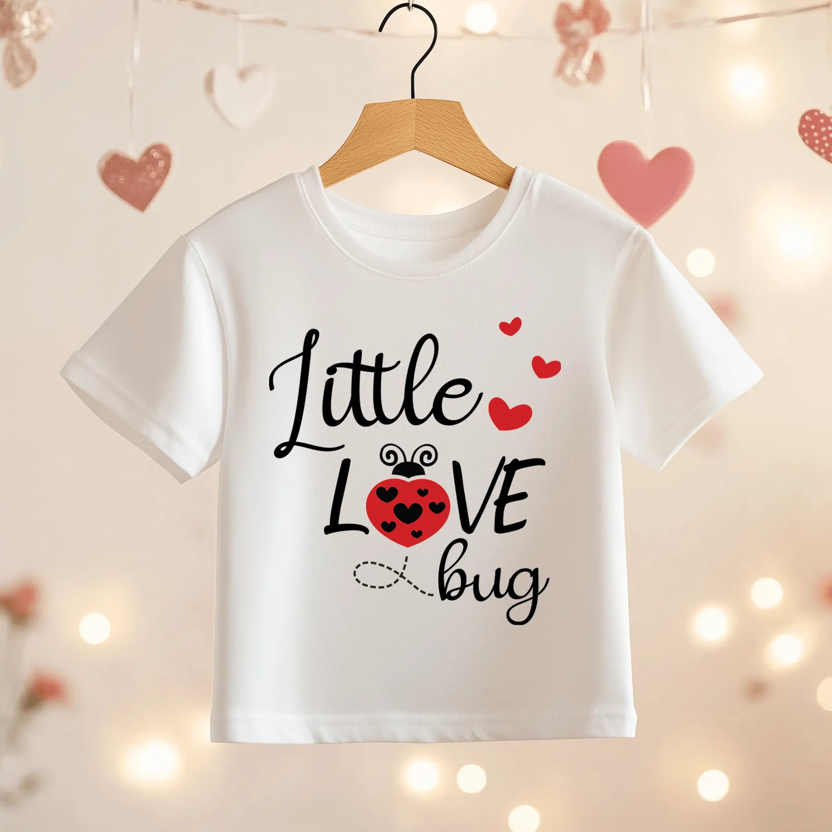 Little Love Bug Valentines Toddler & Kids T Shirt
