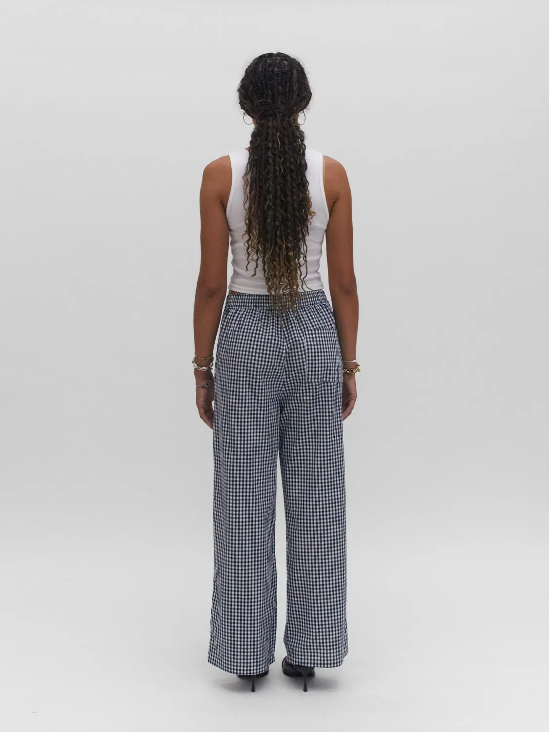 Lounge Pants Navy Gingham
