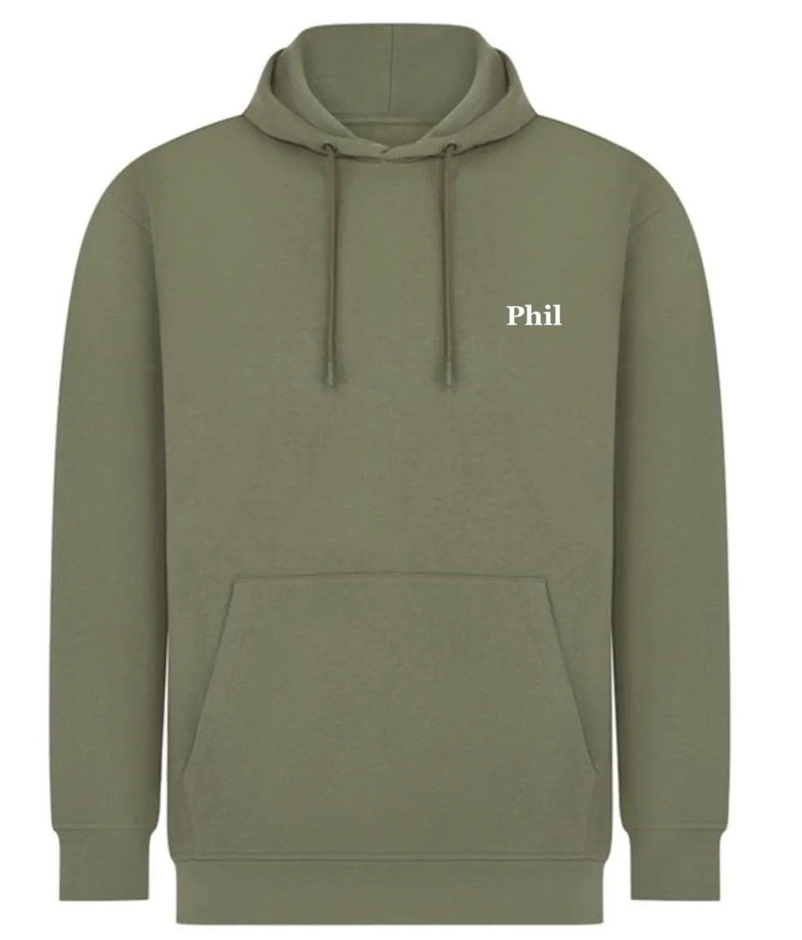 Lulabay Mens sustainable personalised hoody