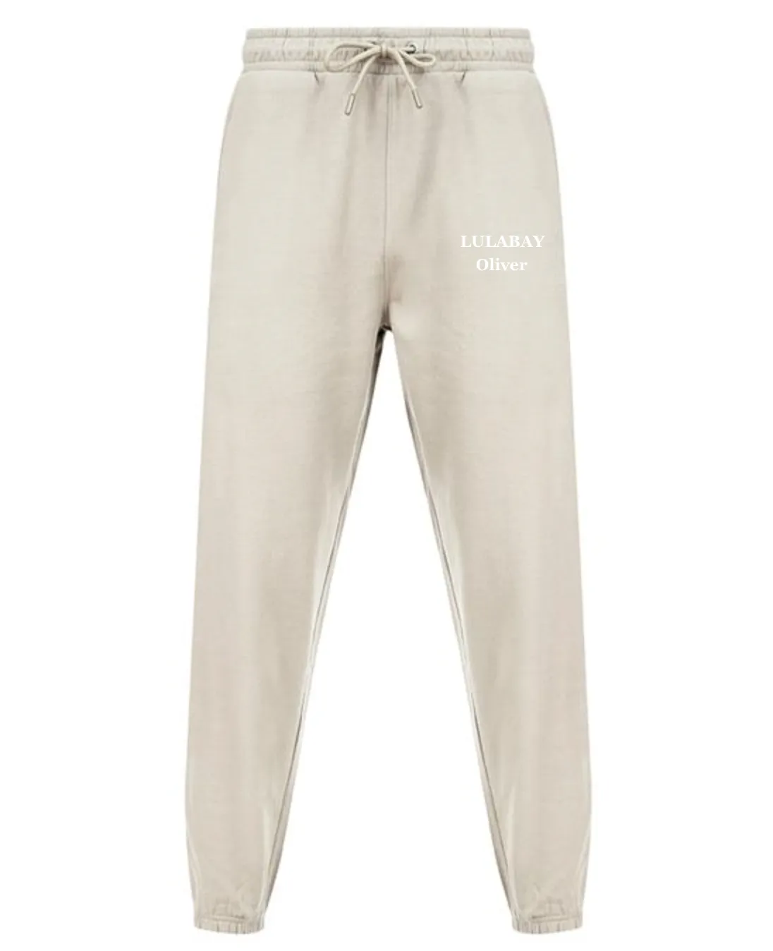 Lulabay mens sustainable personalised joggers