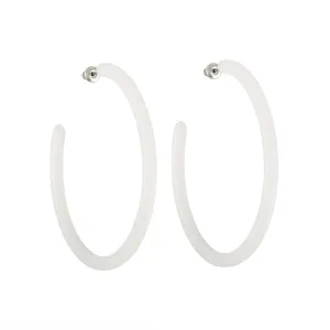 Machete | Large Hoops in Petal