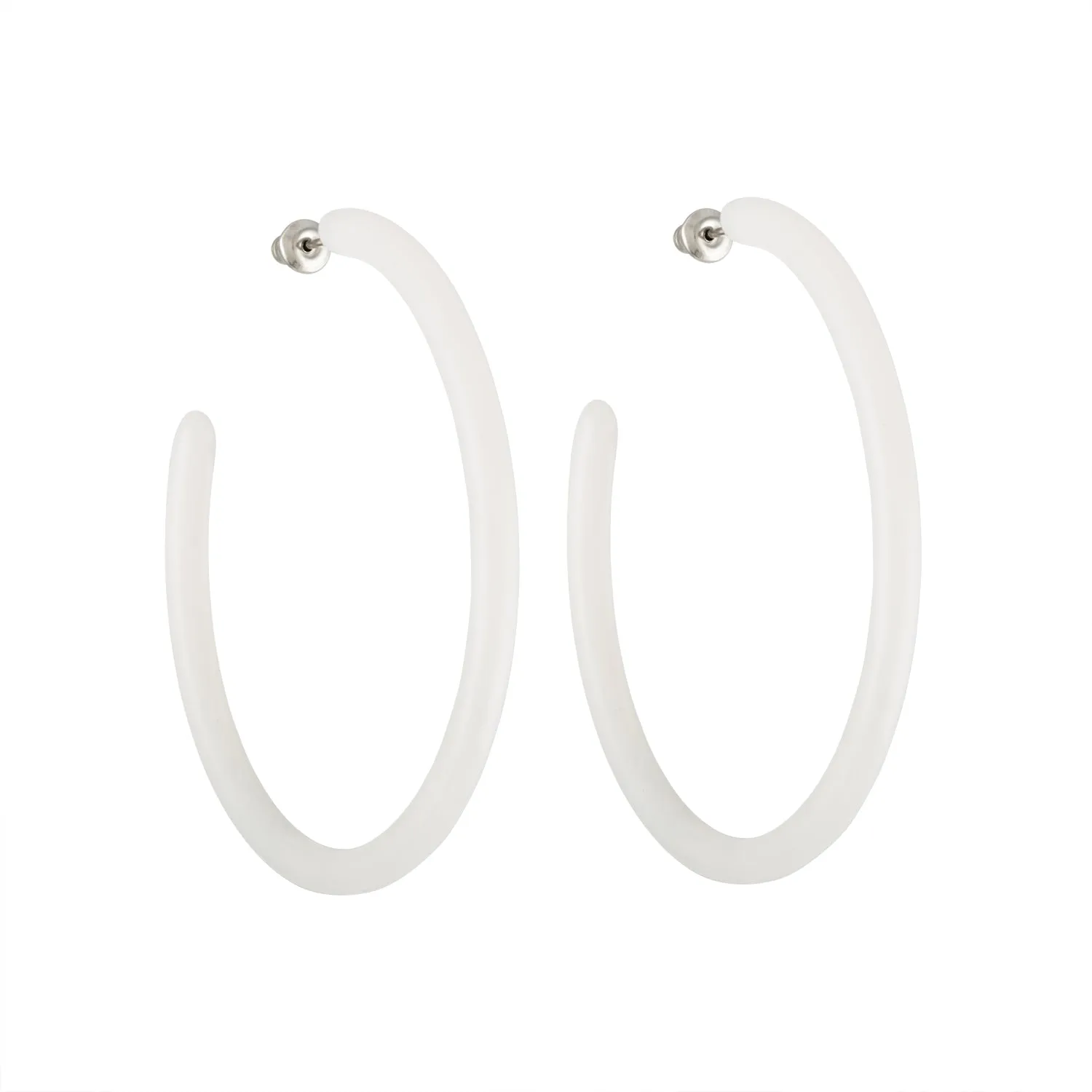 Machete | Large Hoops in Petal