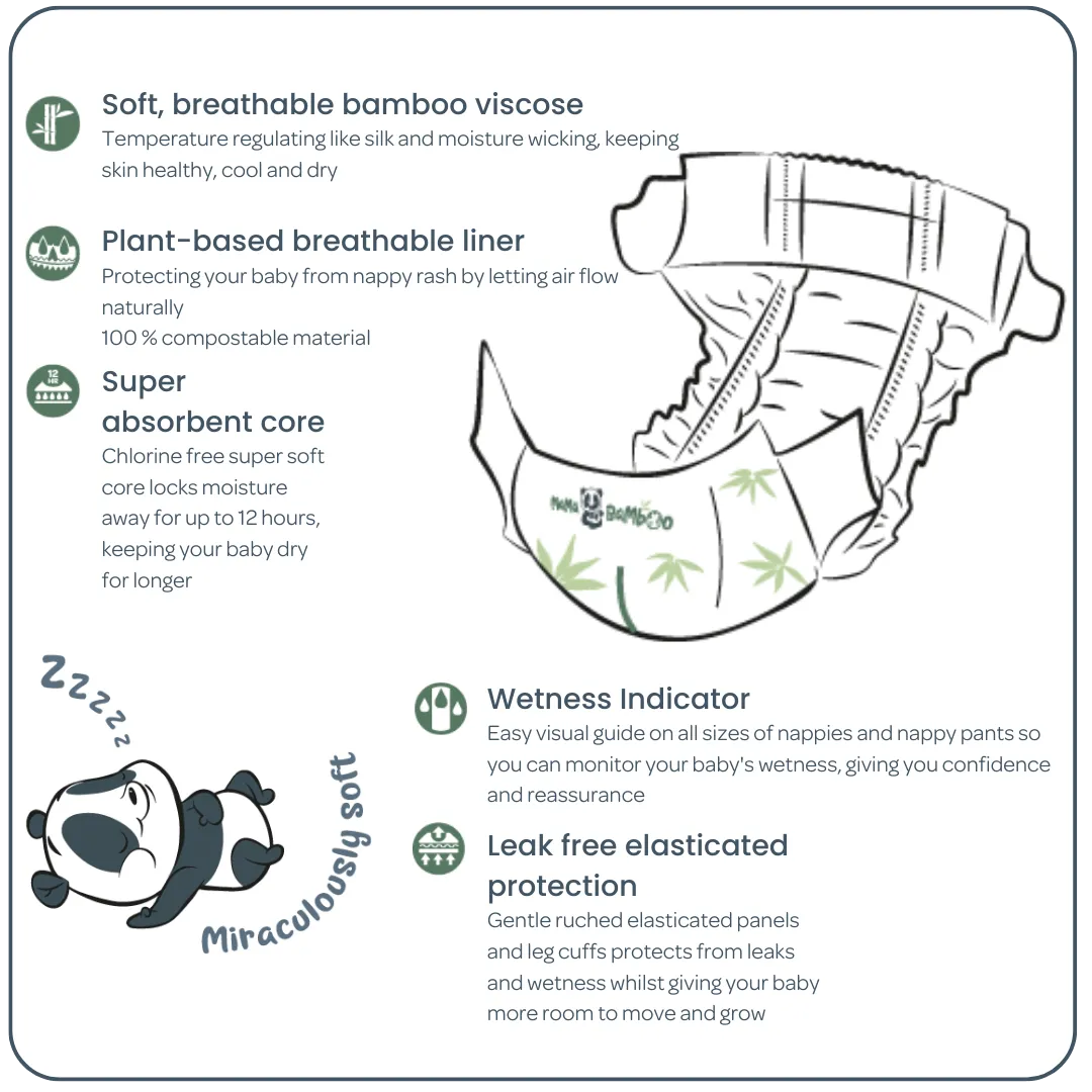 Mama Bamboo Sustainable Nappies DS