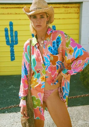 Margi Hour Shirt Dress - Paloma