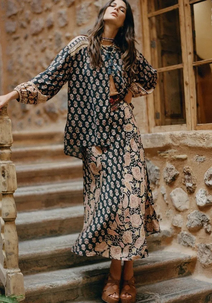 Marmont Maxi Skirt - Whiskey