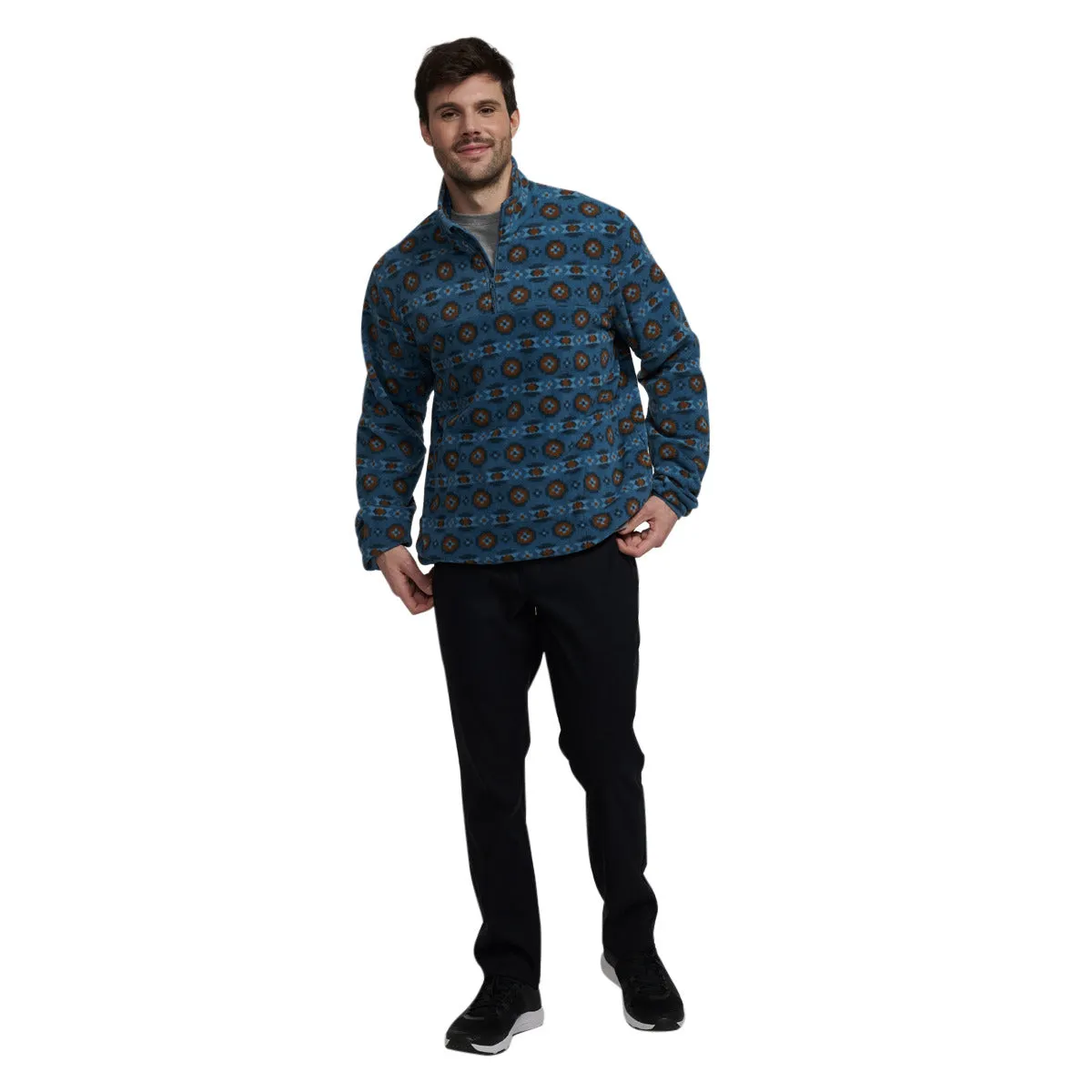 Men's Blakiston Geo Quarter-Zip Sweater
