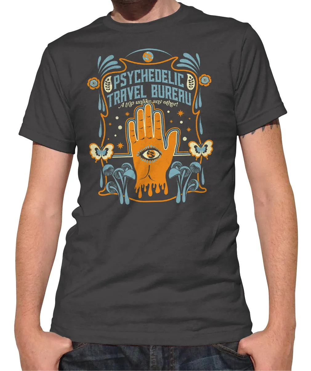 Men's Psychedelic Travel Bureau T-Shirt
