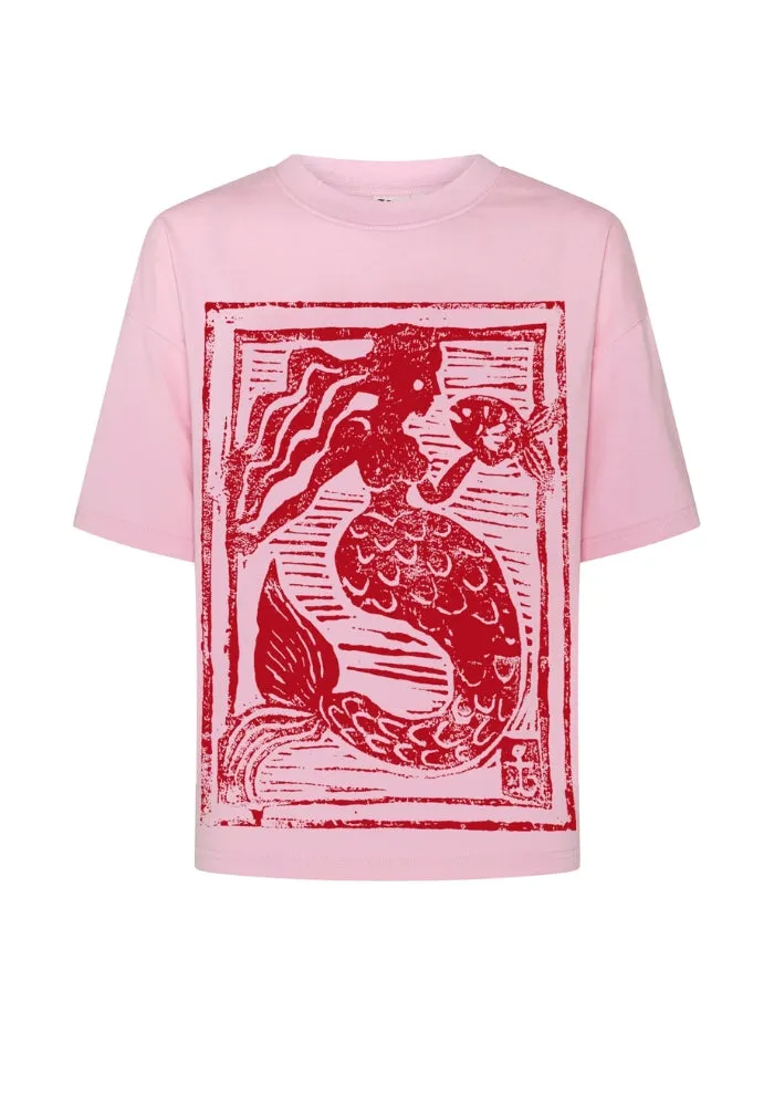 Mermaid Tee - Pink