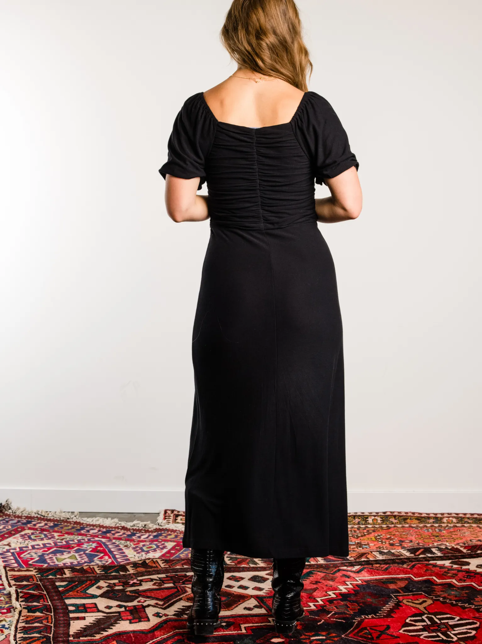 Millie Puff Sleeve Midi Dress