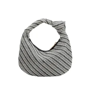 Mini Brigitte Raffia Hobo by Melie Bianco