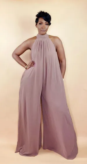 MOCHA JUMPSUIT
