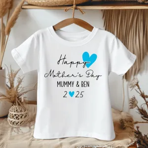 Mother's Day Boy Personalised Toddler & Kids T Shirt