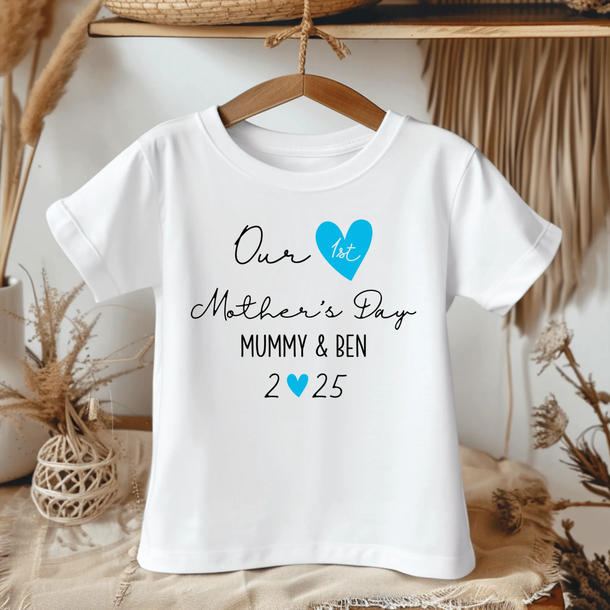 Mother's Day Boy Personalised Toddler & Kids T Shirt