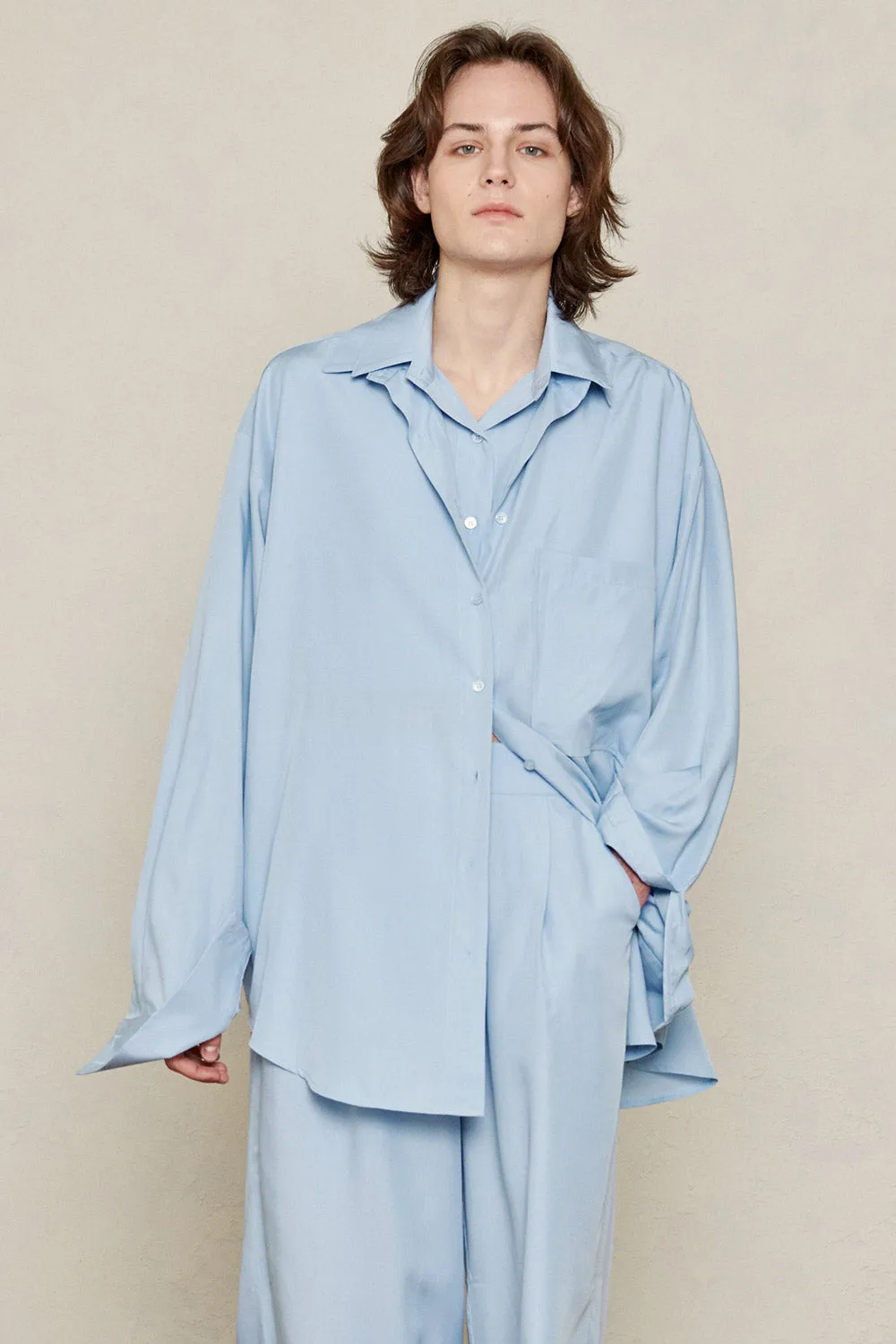 Multi-Way Layered Bamboo Shirt