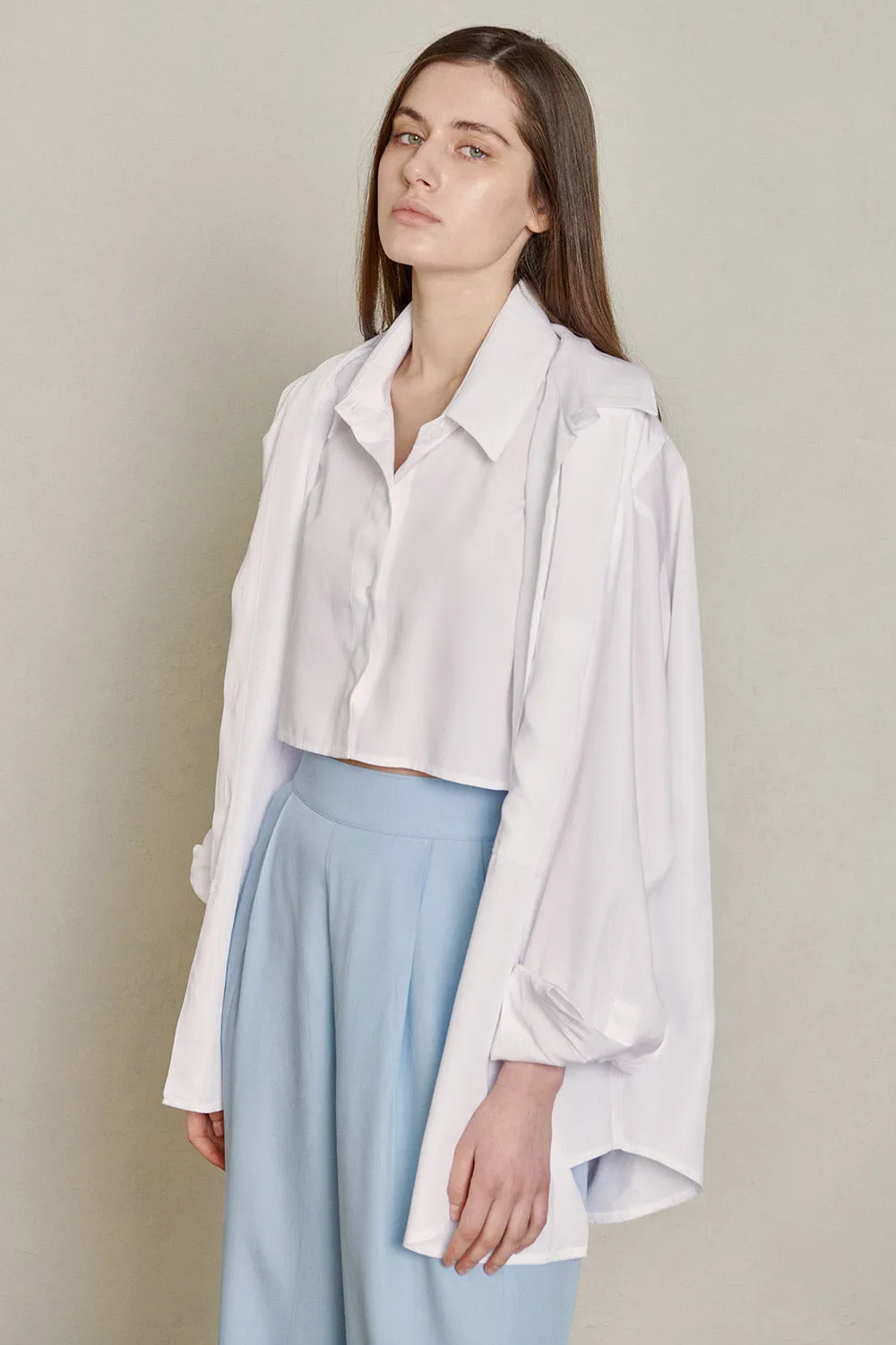 Multi-Way Layered Bamboo Shirt