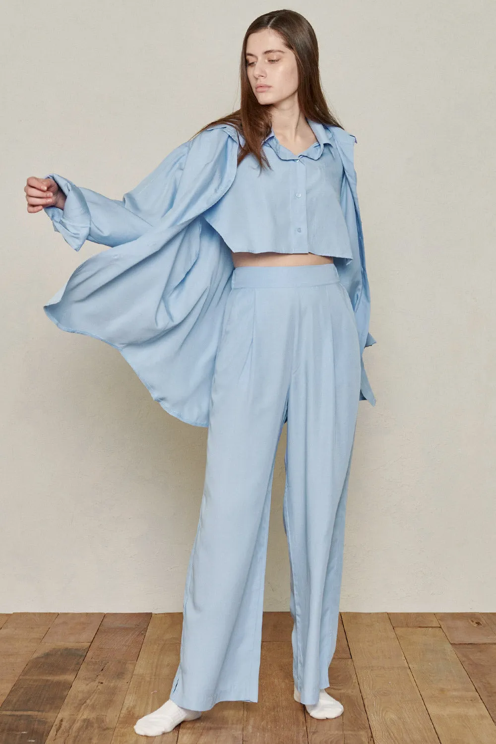 Multi-Way Layered Bamboo Shirt