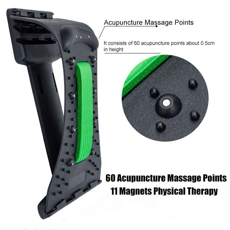 Neck and Back Stretch Massage Magnetic Therapy