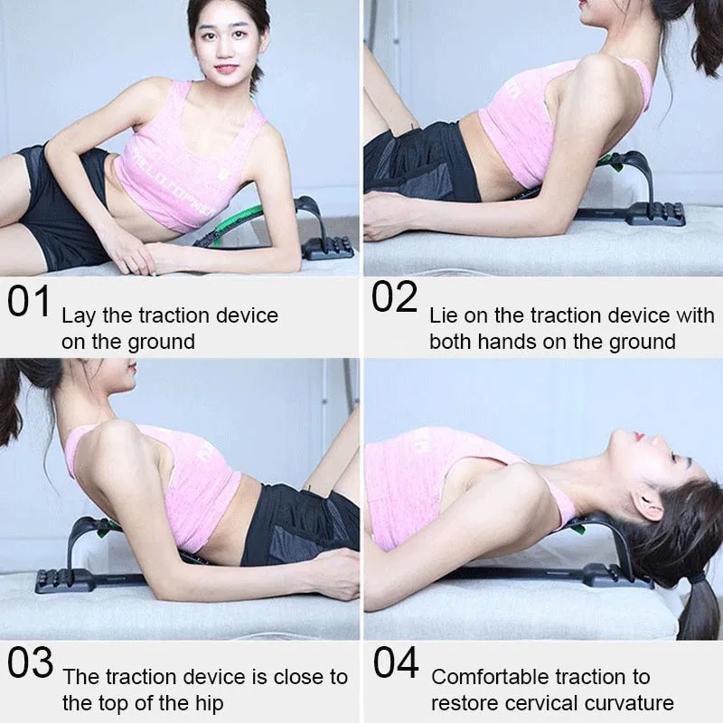 Neck and Back Stretch Massage Magnetic Therapy