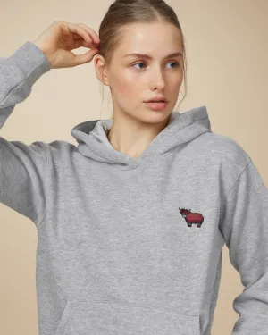 Nepal Embroidered Yak Hoodie