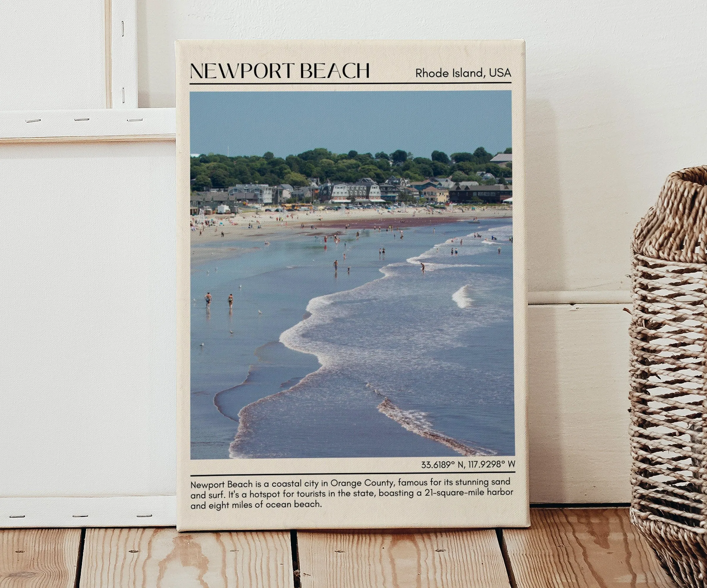 Newport Beach Wall Canvas, USA