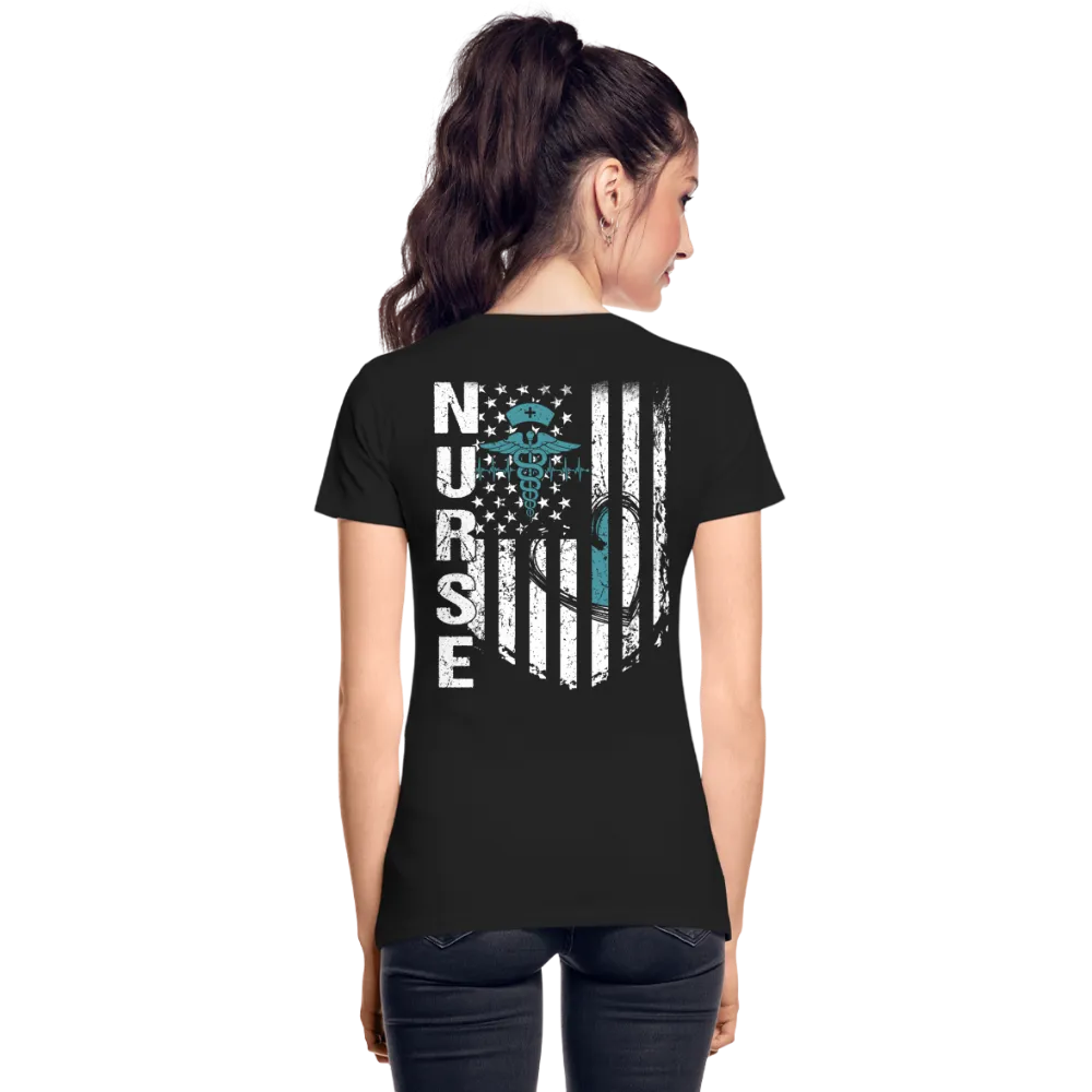 Nurse Flag Women’s Premium Organic T-Shirt (CK4119)
