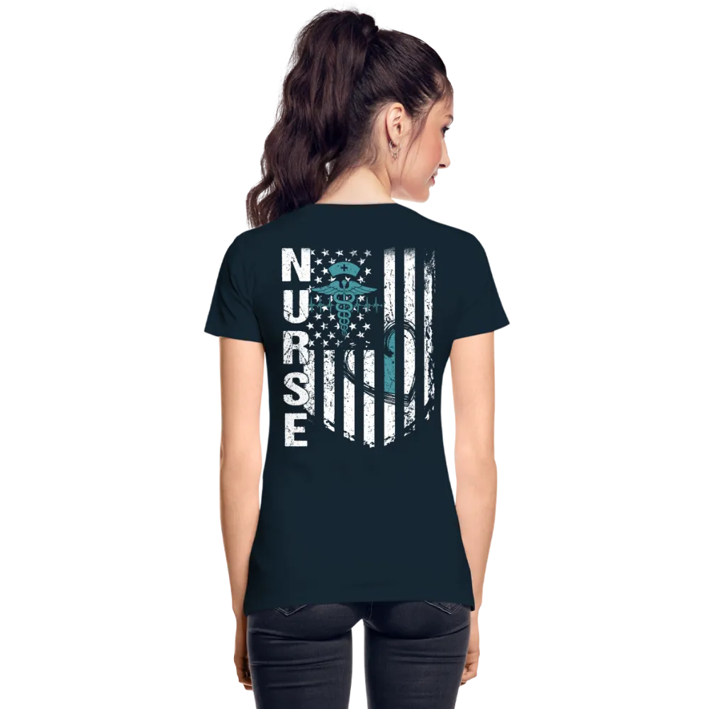 Nurse Flag Women’s Premium Organic T-Shirt (CK4119)