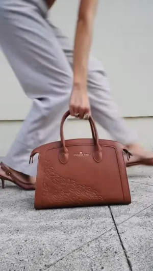 Oceans End Leialoha Handbag Saddle