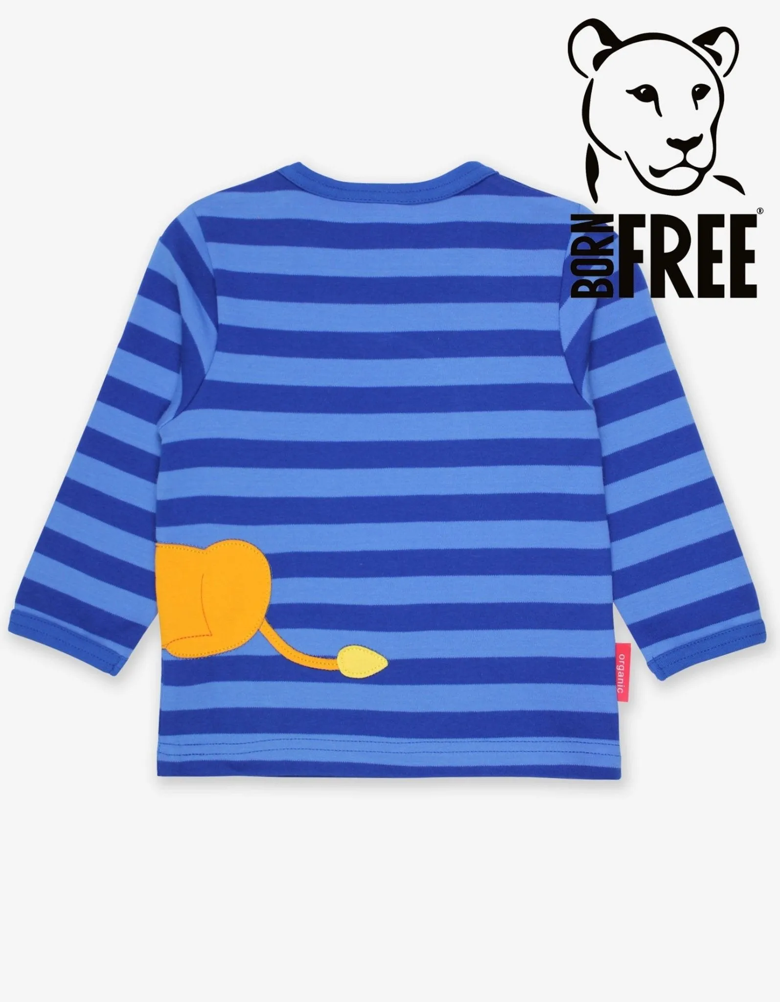 Organic Born Free Lion Applique T-Shirt