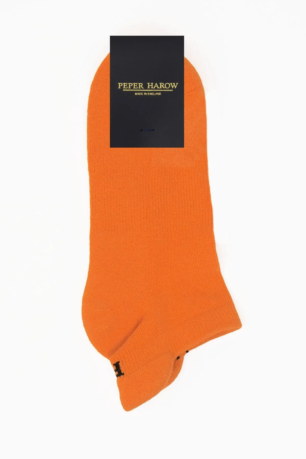 Organic Cotton Men's Trainer Socks | Orange