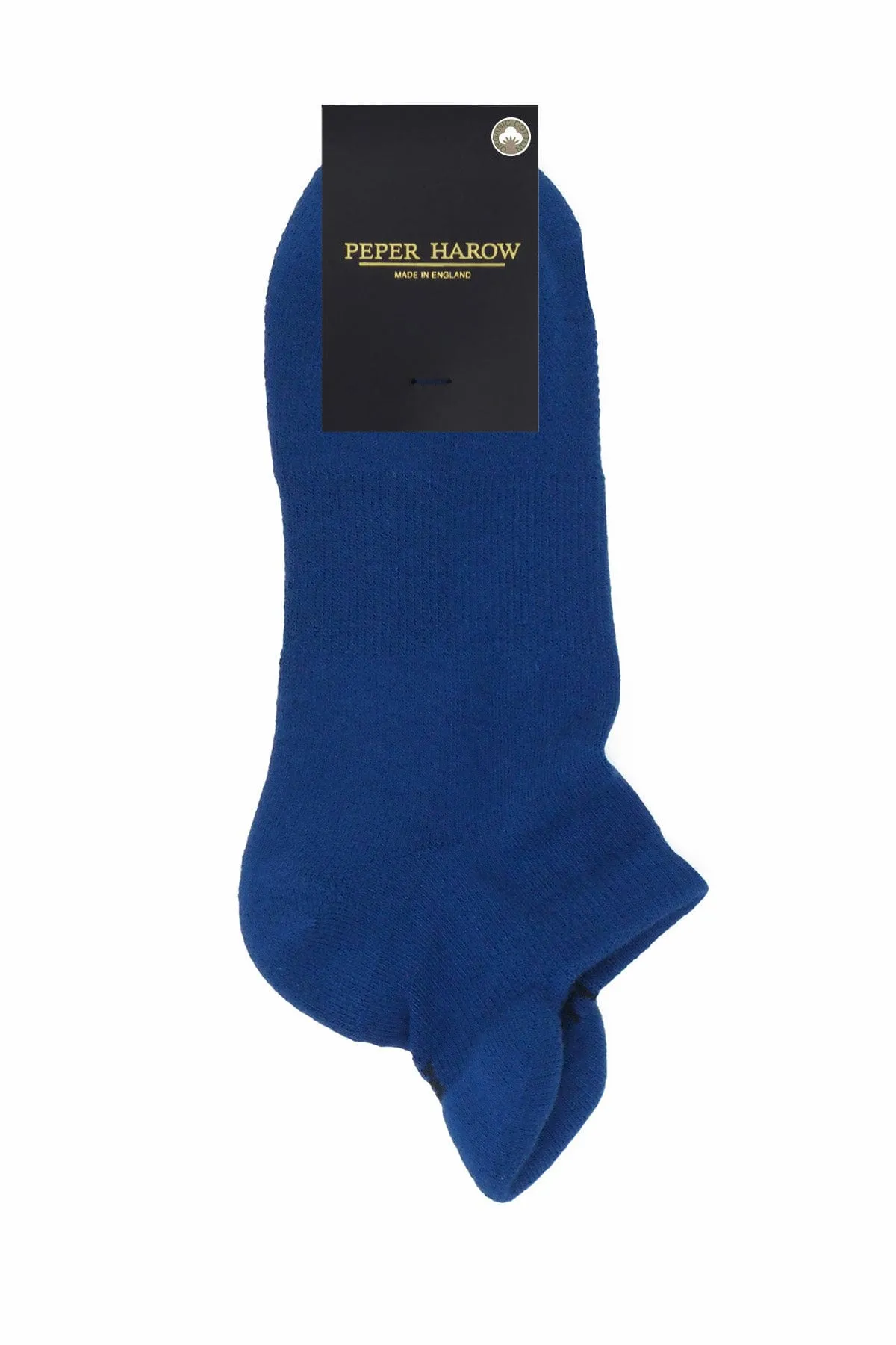 Organic Cotton Women's Trainer Socks | Blue