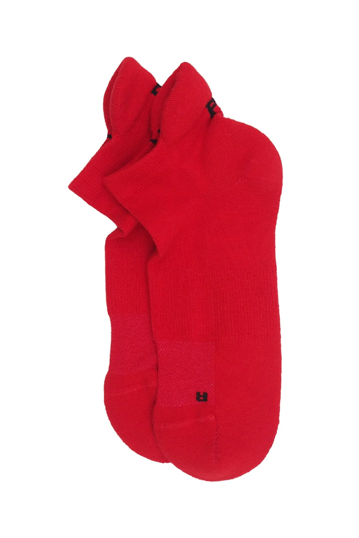 Organic Cotton Women's Trainer Socks | Red