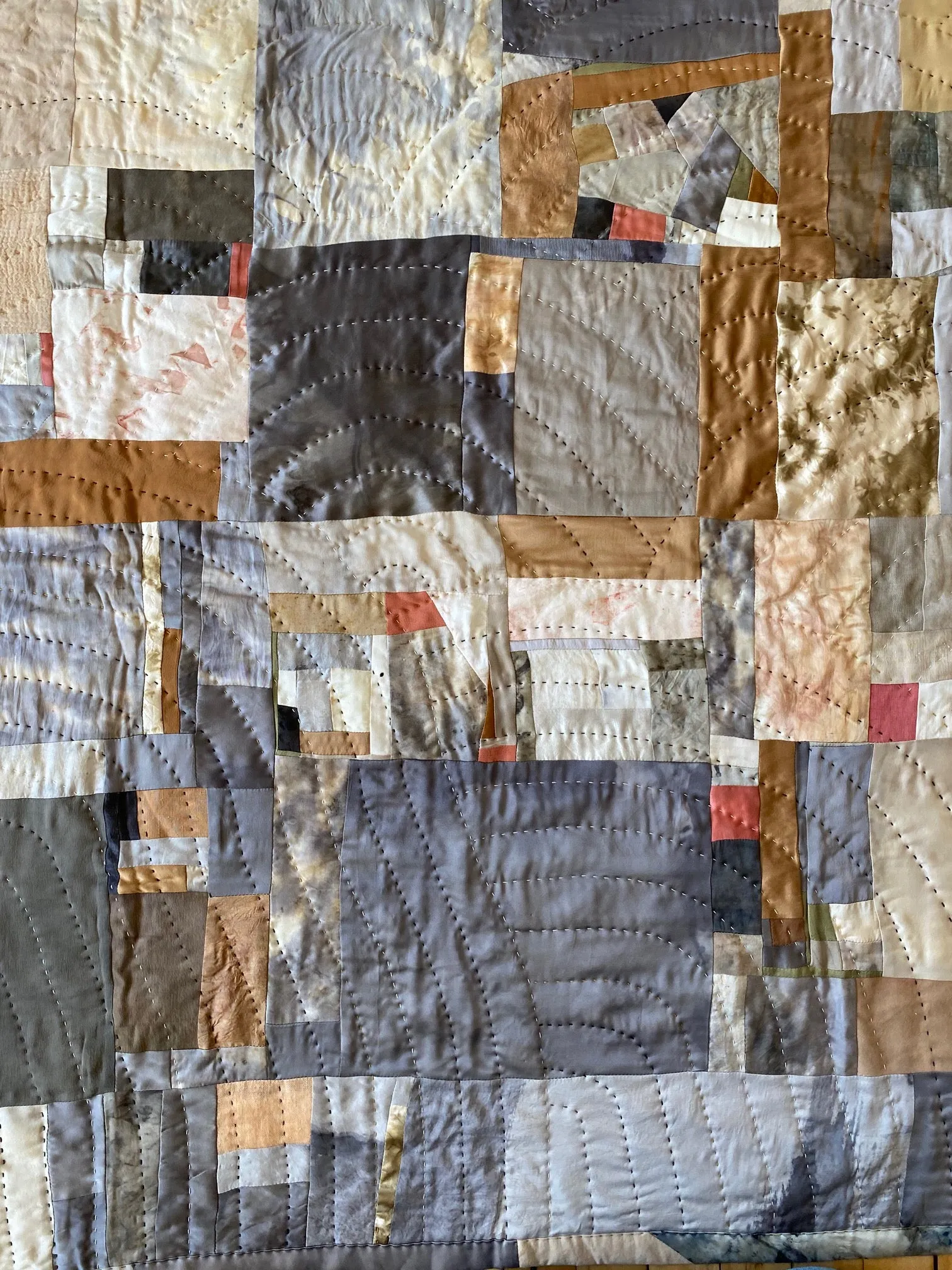 Patchwork Remnant Baby Quilt