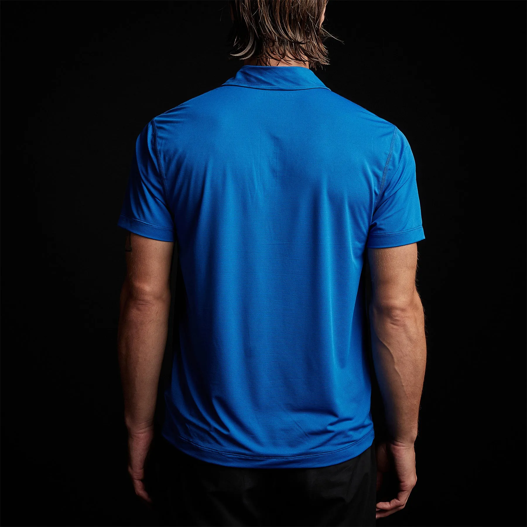 Performance Knit Polo - Baltic Blue