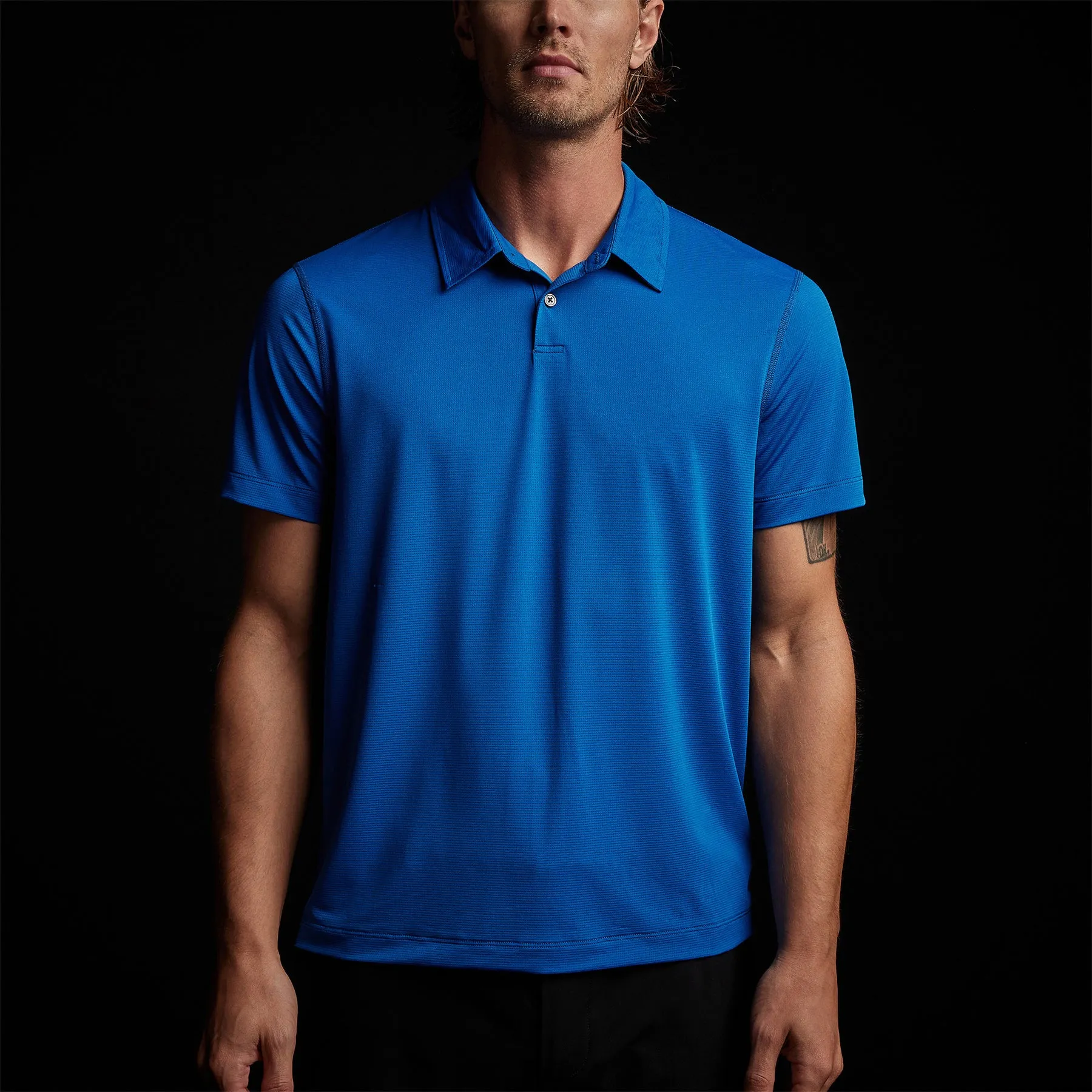 Performance Knit Polo - Baltic Blue