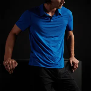 Performance Knit Polo - Baltic Blue