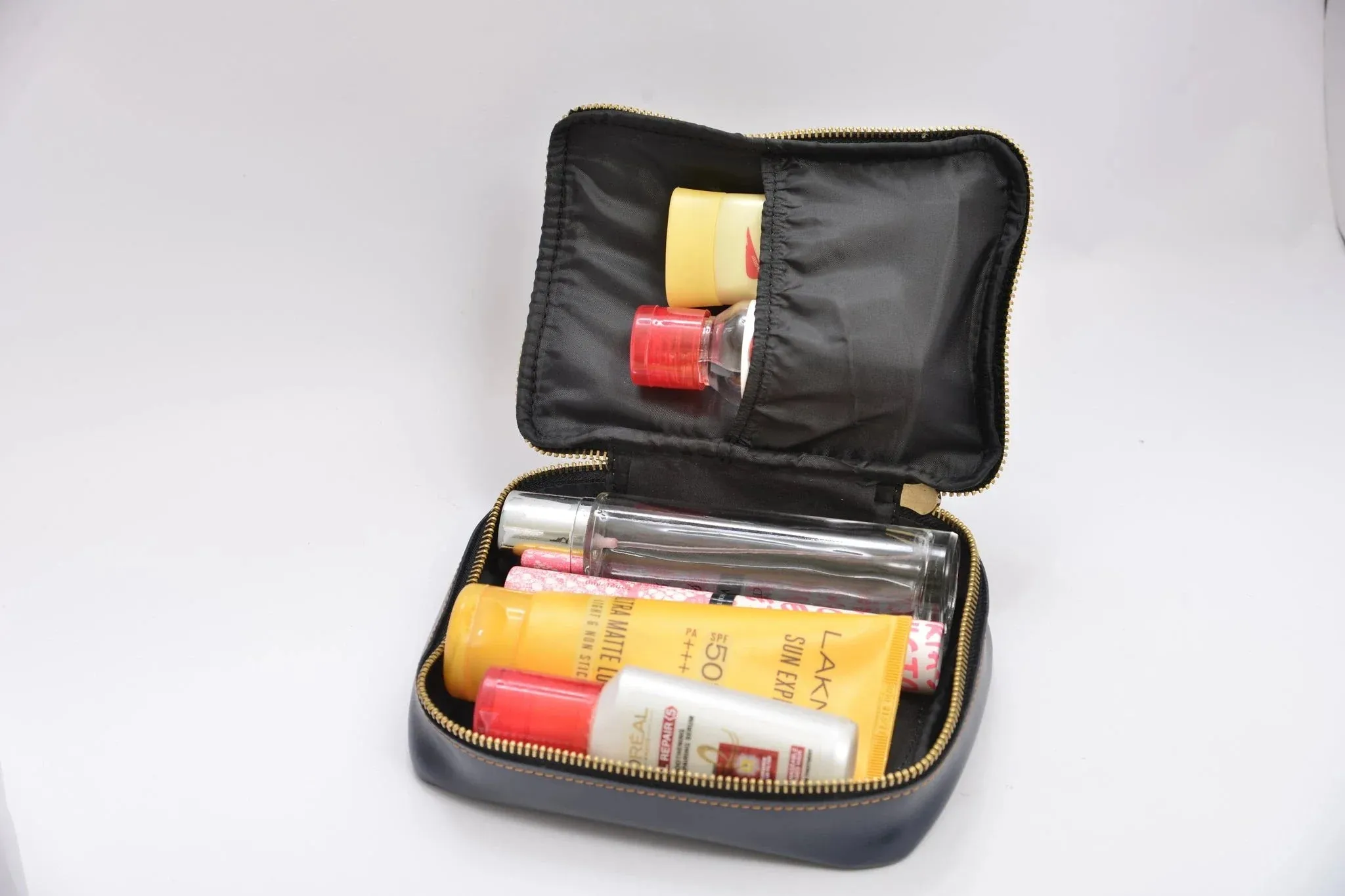Personalized Mini make up kit   Sling bag - Blue