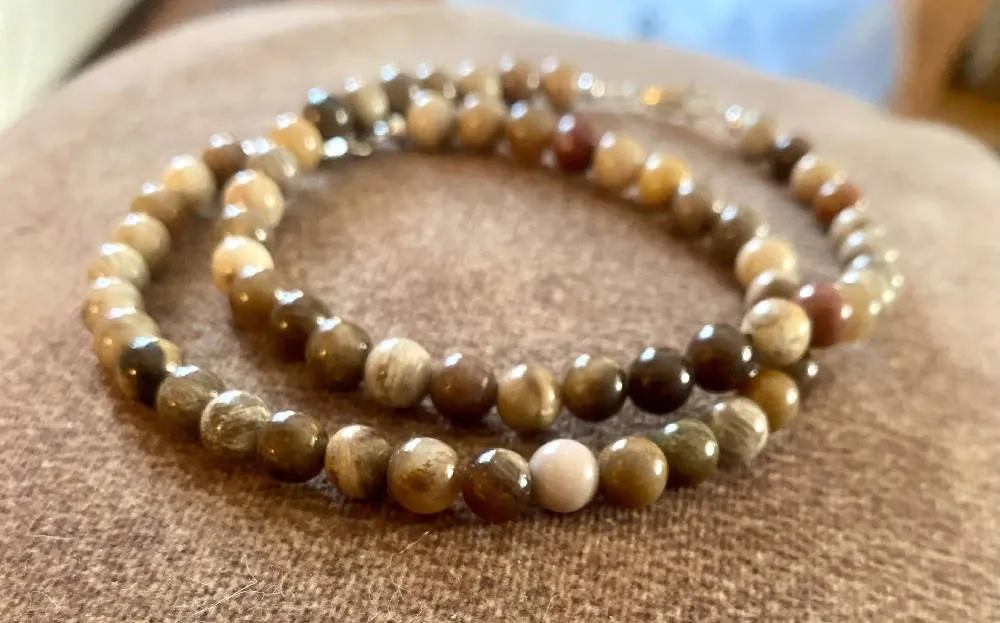 Petrified Wood Men's Bracelet