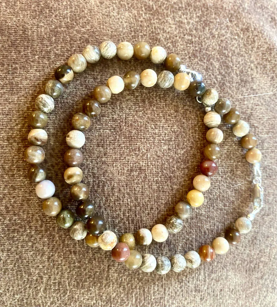 Petrified Wood Men's Bracelet
