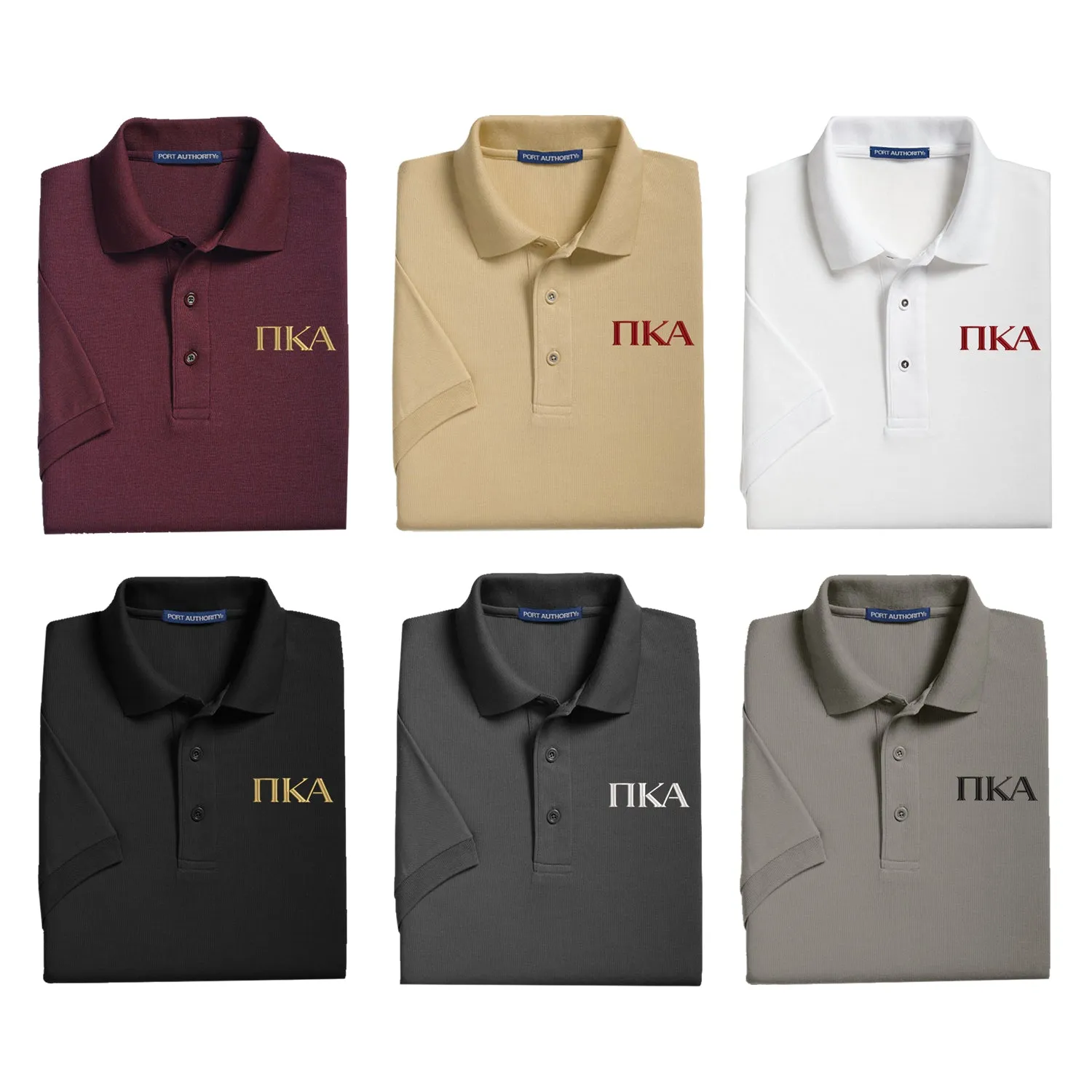 Pi Kappa Alpha Cotton Pique Polo - PKA